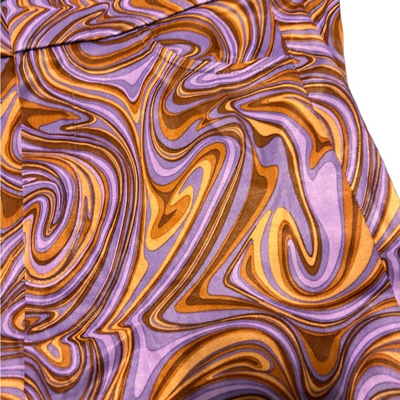 Zara multicolored print with slit pants size small - Picture 9 of 9